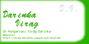 darinka virag business card